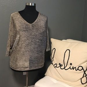 Lane Bryant brown dolman blouse size 14/16W